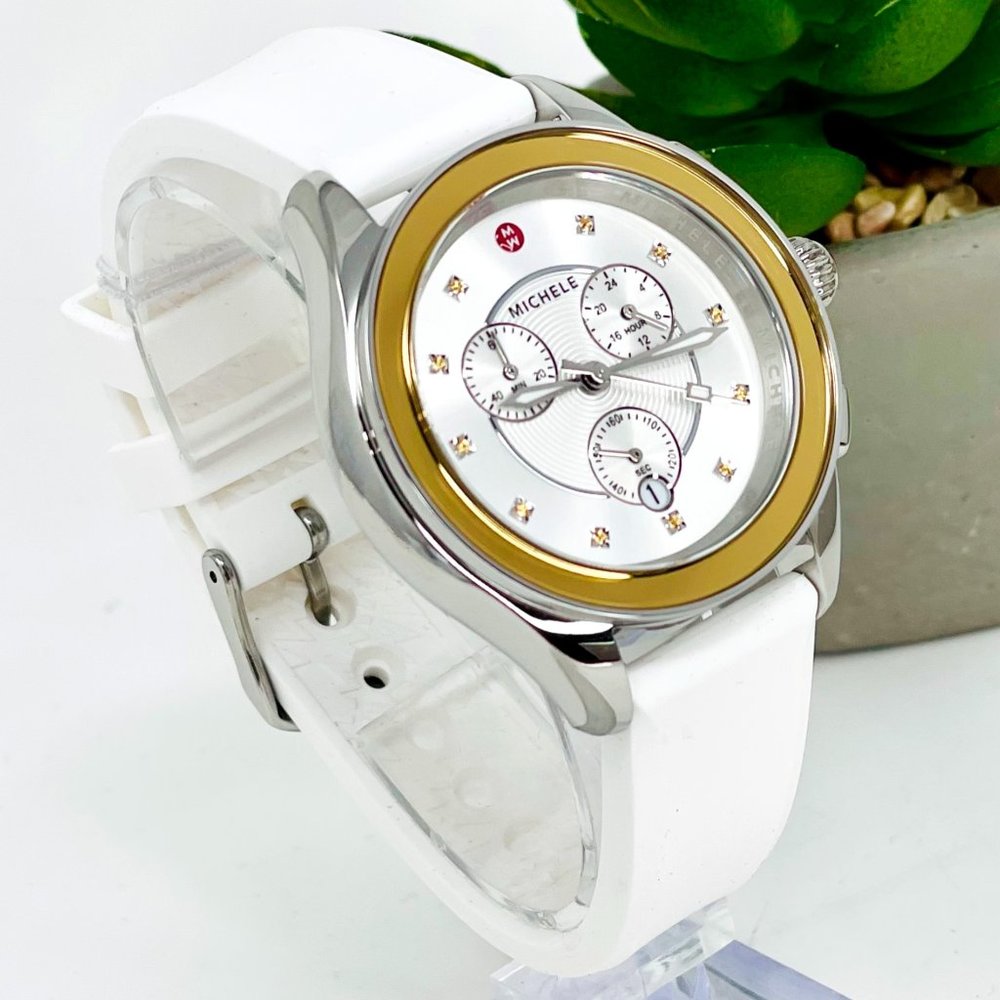 NWT MICHELE Cape Honey Topaz  Watch MWW27E000002